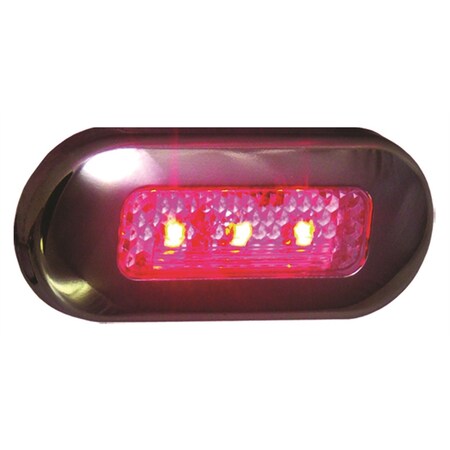 T-H Marine Supplies Courtesy Lite Oblng Red LED-51824-DP